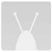 alternate photo - white slug icon in gray background