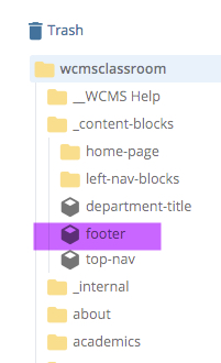 screenshot of content blocks folder highlighted and opened