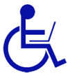 icon of a person in a wheelchair