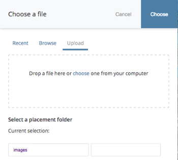 screenshot of browsing to file